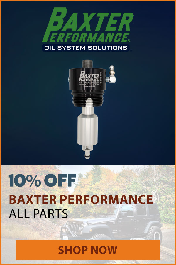 BAXTER PERFORMANCE 10% OFF