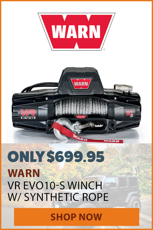 WARN VR EVO 10-S ONLY $699.95